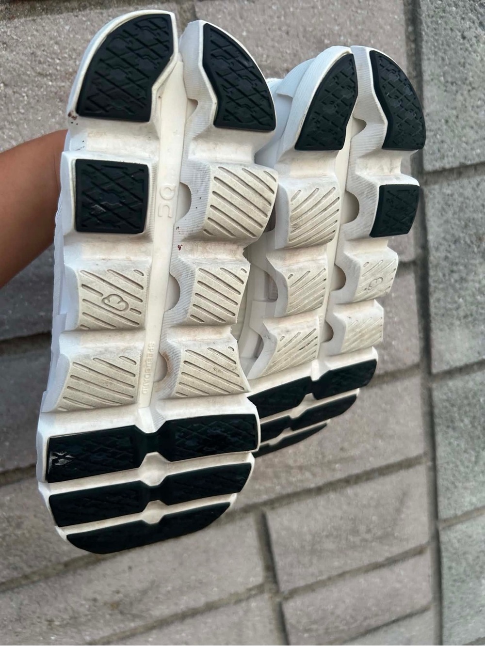On Running White Lace-Up Running Sneaker - Picture 2 of 8